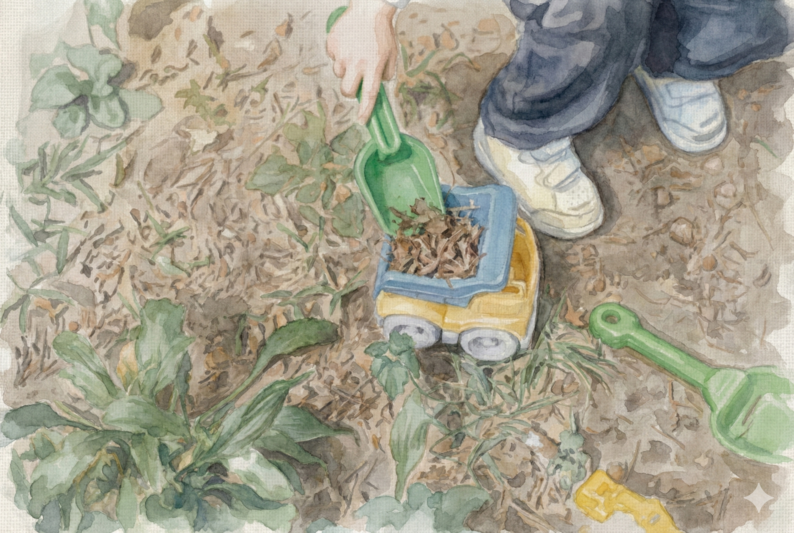 chicago boy with autism playing outside